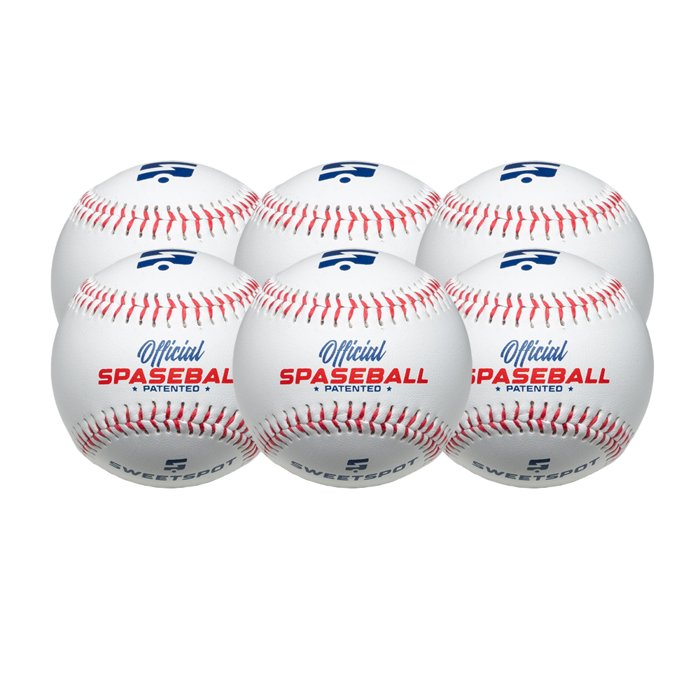 Plastic Spaseball Baseball 6-Pack