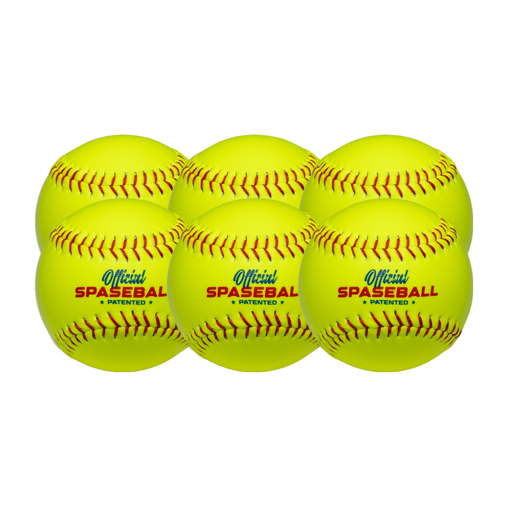 Plastic Spaseball Softballs 6-Pack