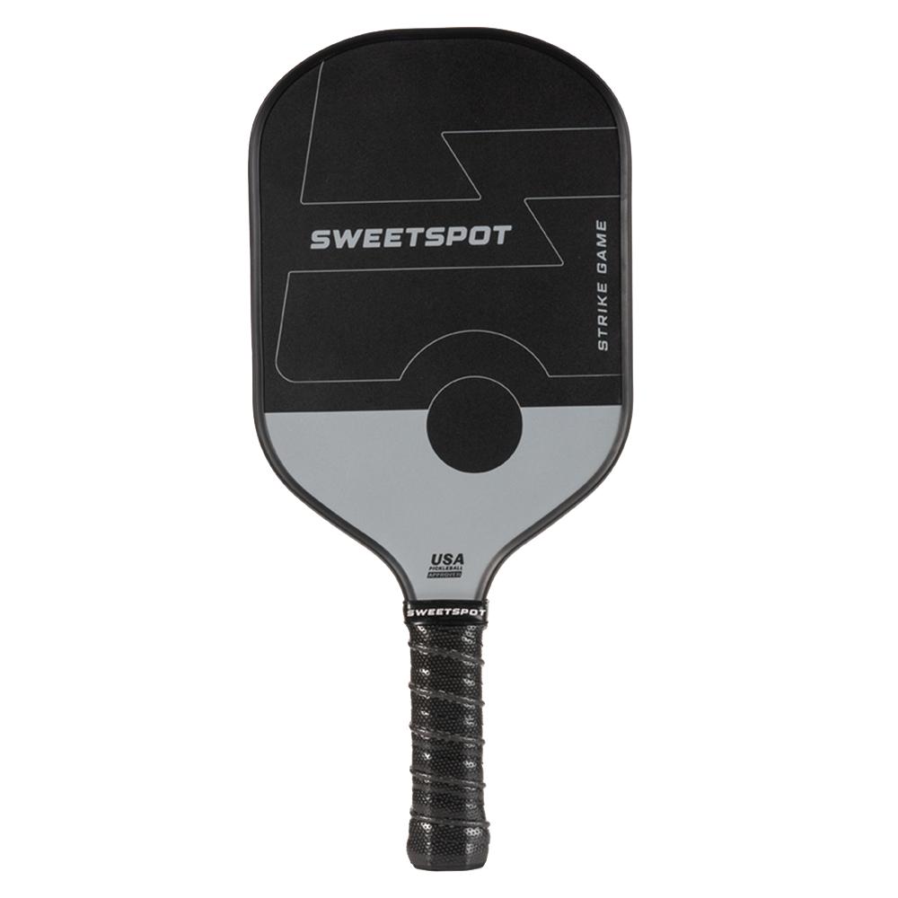 Strike Game Pickleball Paddle Racket (Carbon Fiber Face) - Grey