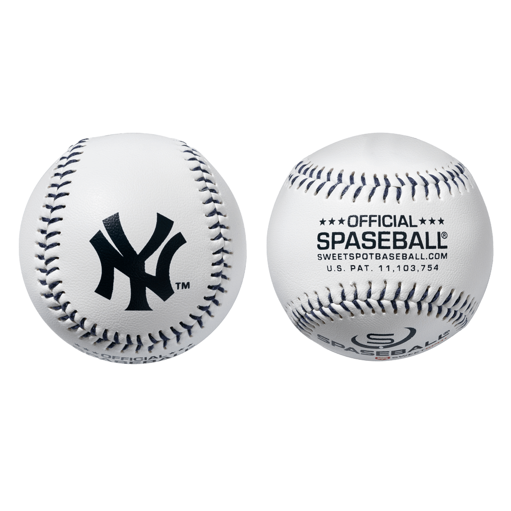 Yankees Official MLB Plastic Spaseball Baseball (2 Pack)