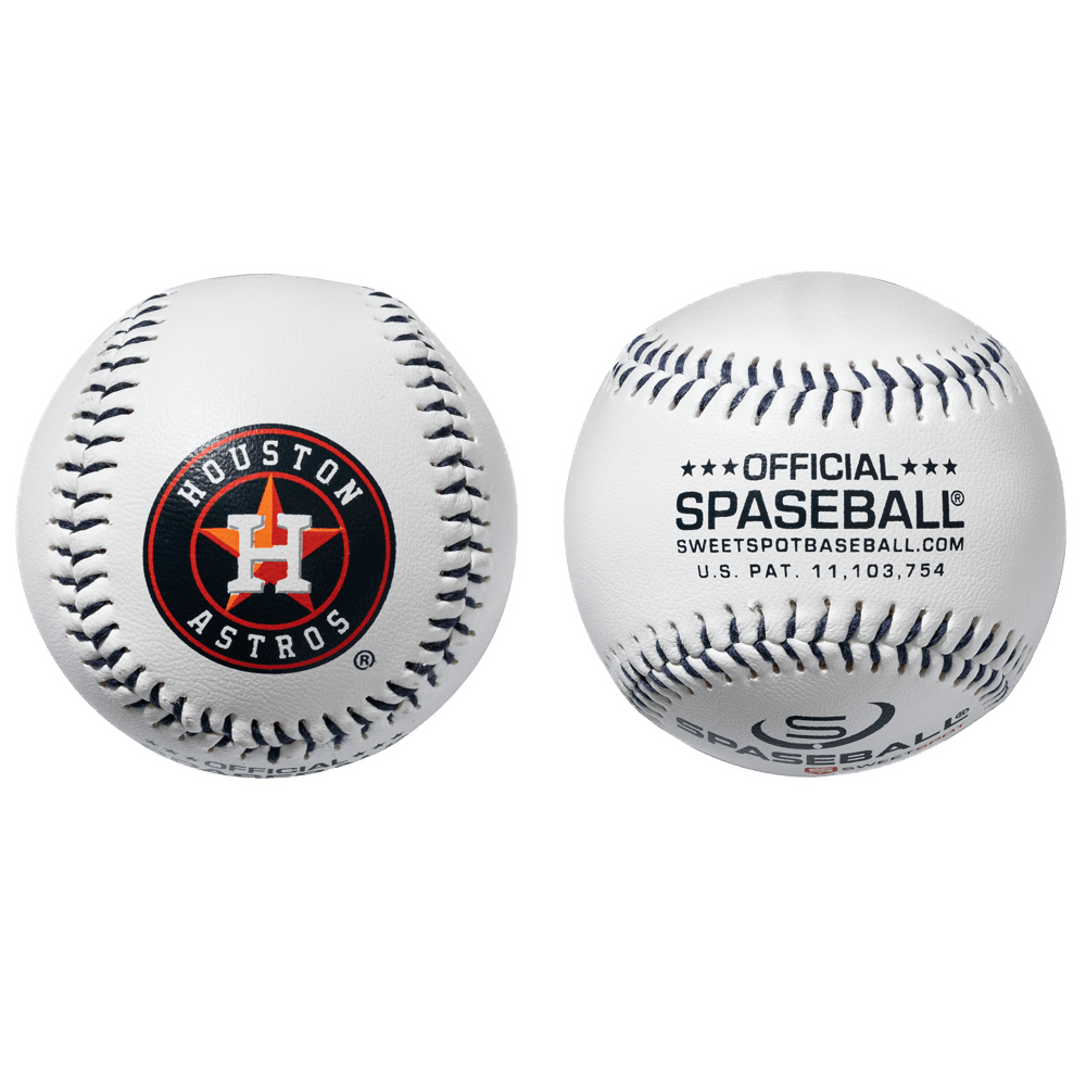 Astros Official MLB Plastic Spaseball Baseball (2 Pack)