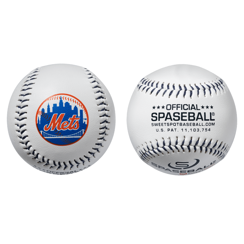 Mets Official MLB Plastic Spaseball Baseball (2 Pack)