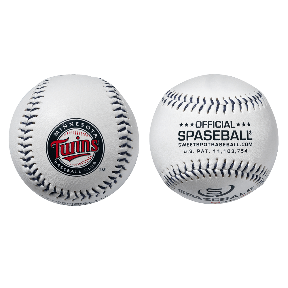 Twins Official MLB Plastic Spaseball Baseball (2 Pack)