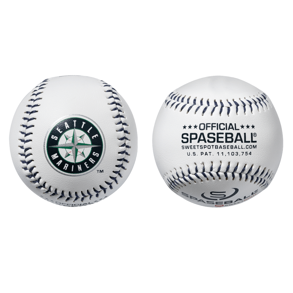 Mariners Official MLB Plastic Spaseball Baseball (2 Pack)