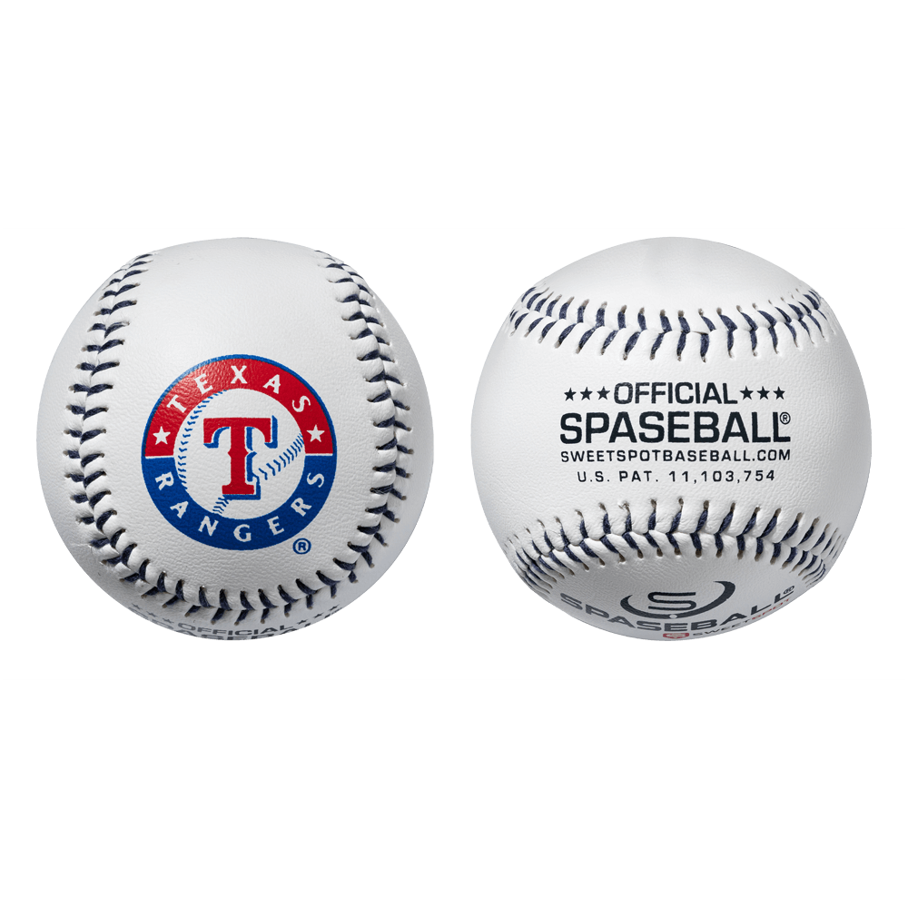 Rangers Official MLB Plastic Spaseball Baseball (2 Pack)