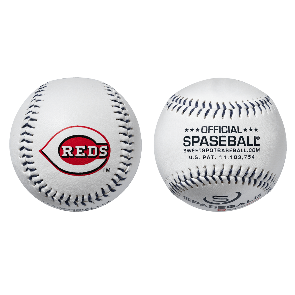 Reds Official MLB Plastic Spaseball Baseball (2 Pack)