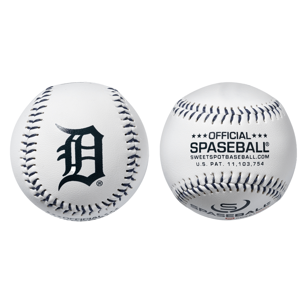 Tigers Official MLB Plastic Spaseball Baseball (2 Pack)