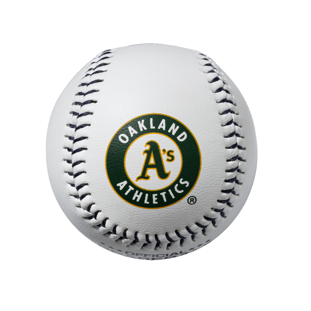 Athletics Official MLB Plastic Spaseball Baseball (2 Pack)