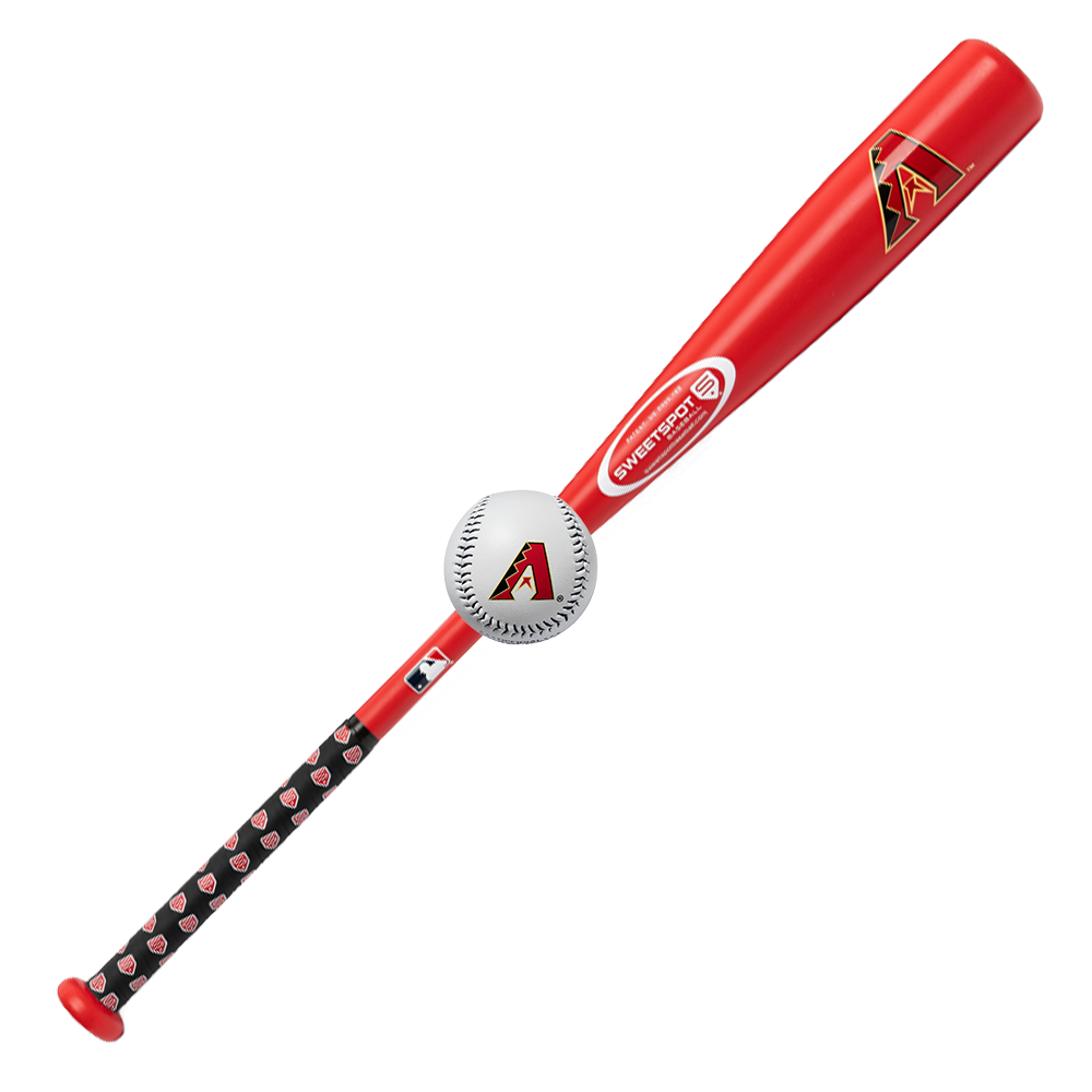 Diamondbacks Official MLB Plastic Baseball Bat and Ball Set