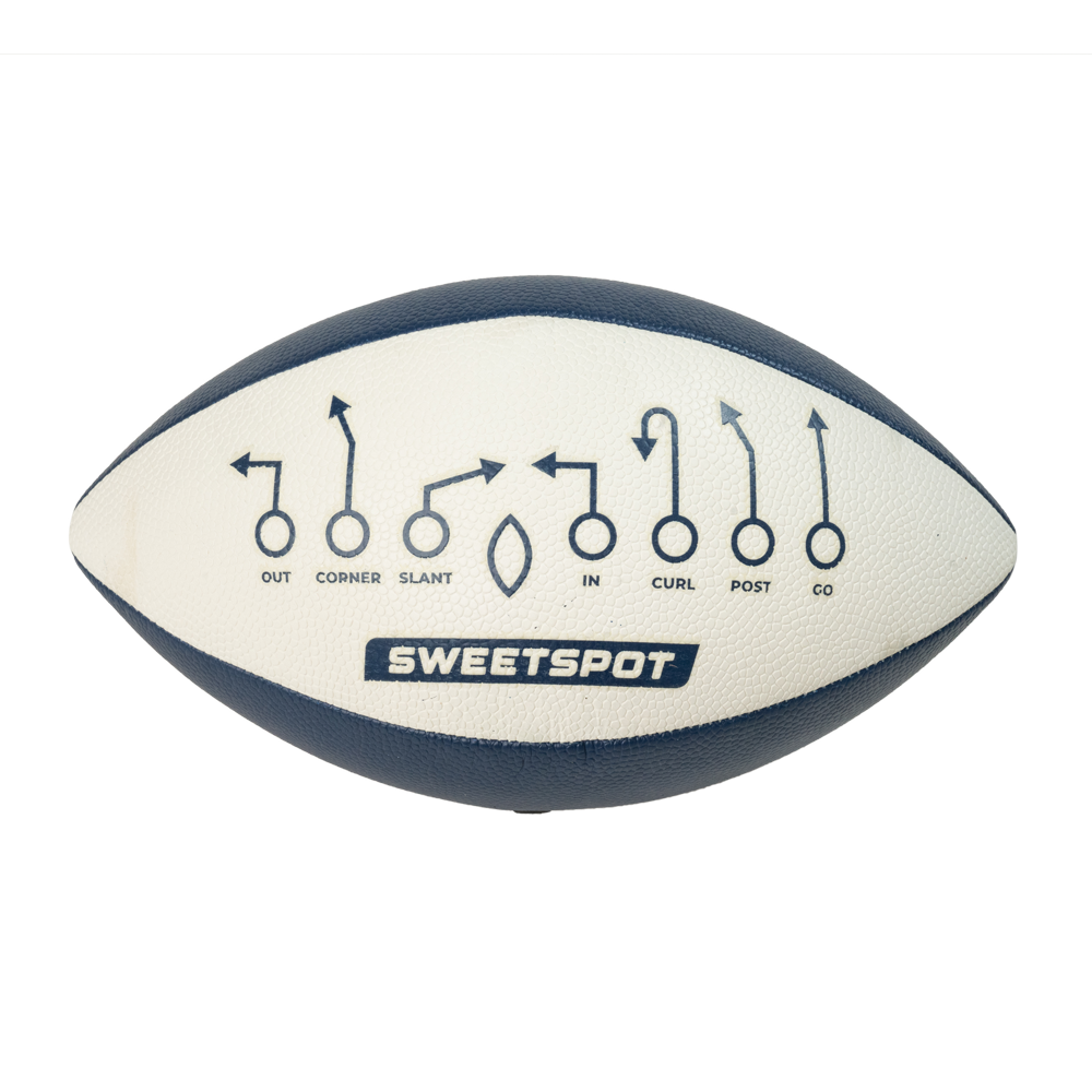 Draw Your Play Football (Standard Junior Size) with Dry Erase Marker and Wristband Set