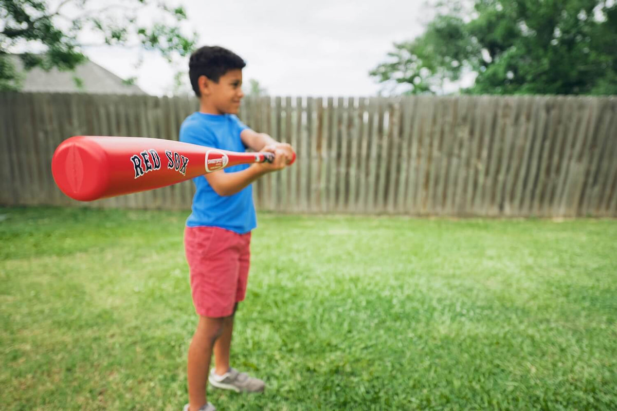 Red Sox Official MLB Plastic Baseball Bat and Ball Set