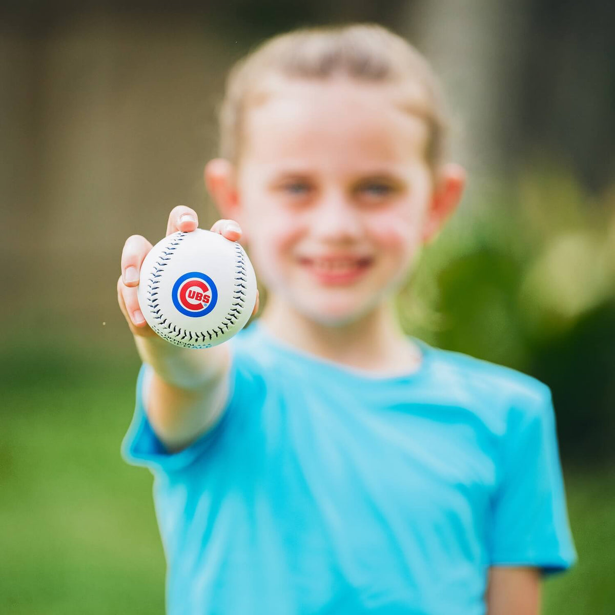 Cubs Official MLB Plastic Baseball Bat and Ball Set