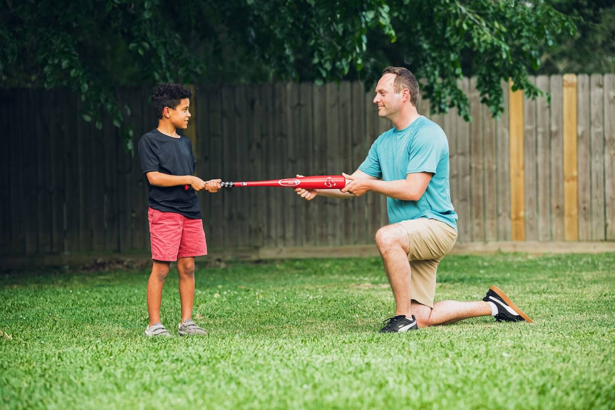 Red Sox Official MLB Plastic Baseball Bat and Ball Set