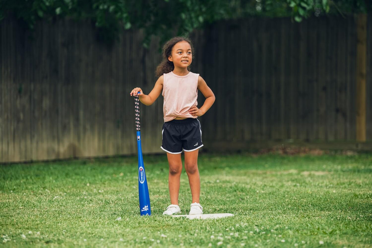 Dodgers Official MLB Plastic Baseball Bat and Ball Set