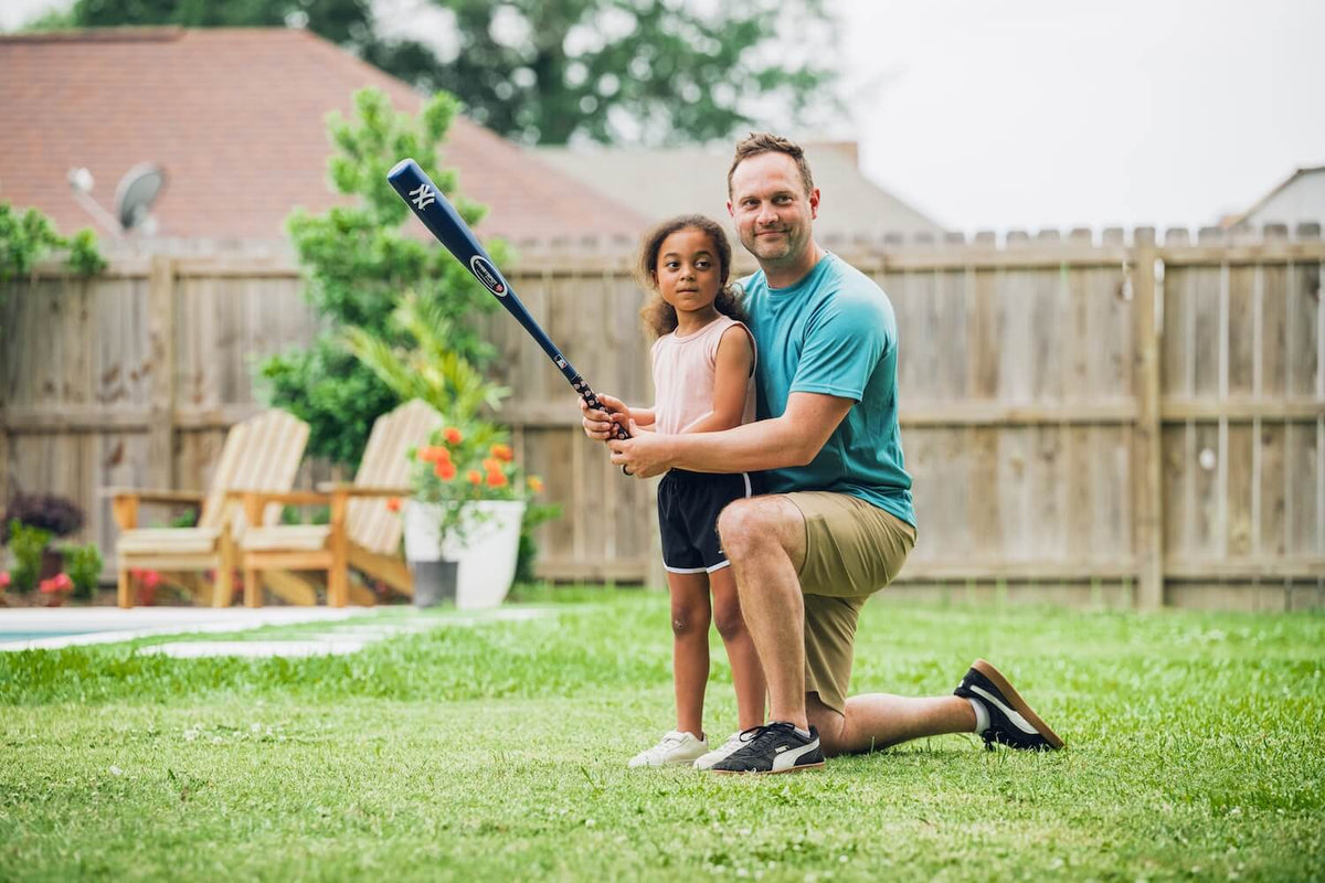 Yankees Official MLB Plastic Baseball Bat and Ball Set