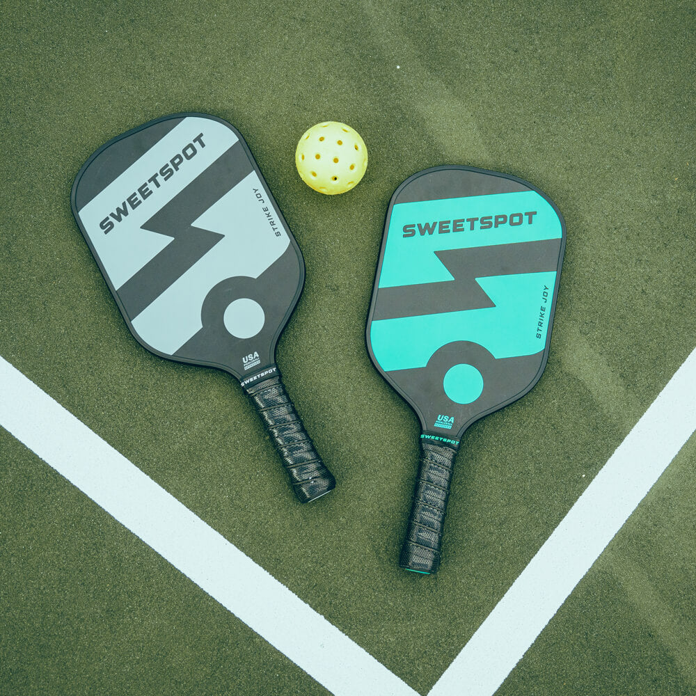 Strike Joy Pickleball Paddle Racket (Fiberglass Face) - Mint