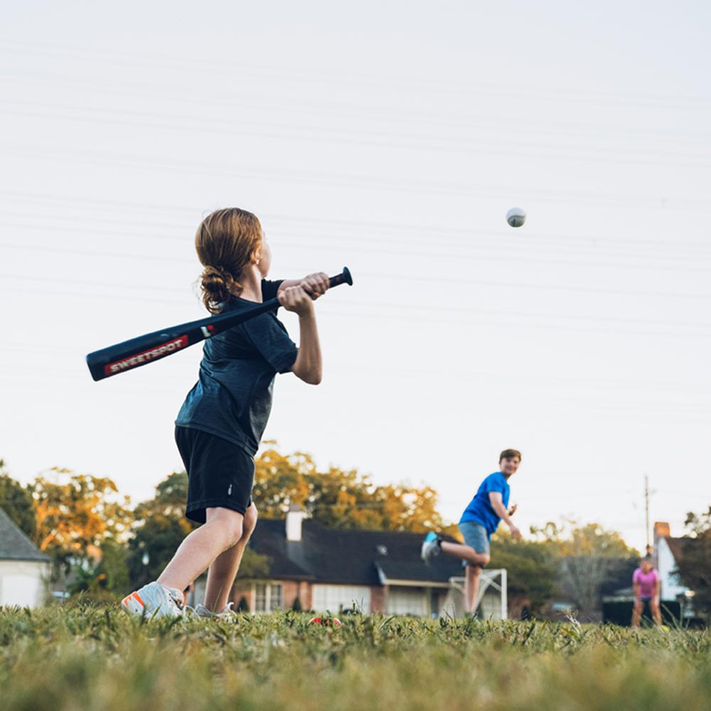 Plastic Baseball Bat and Ball Set