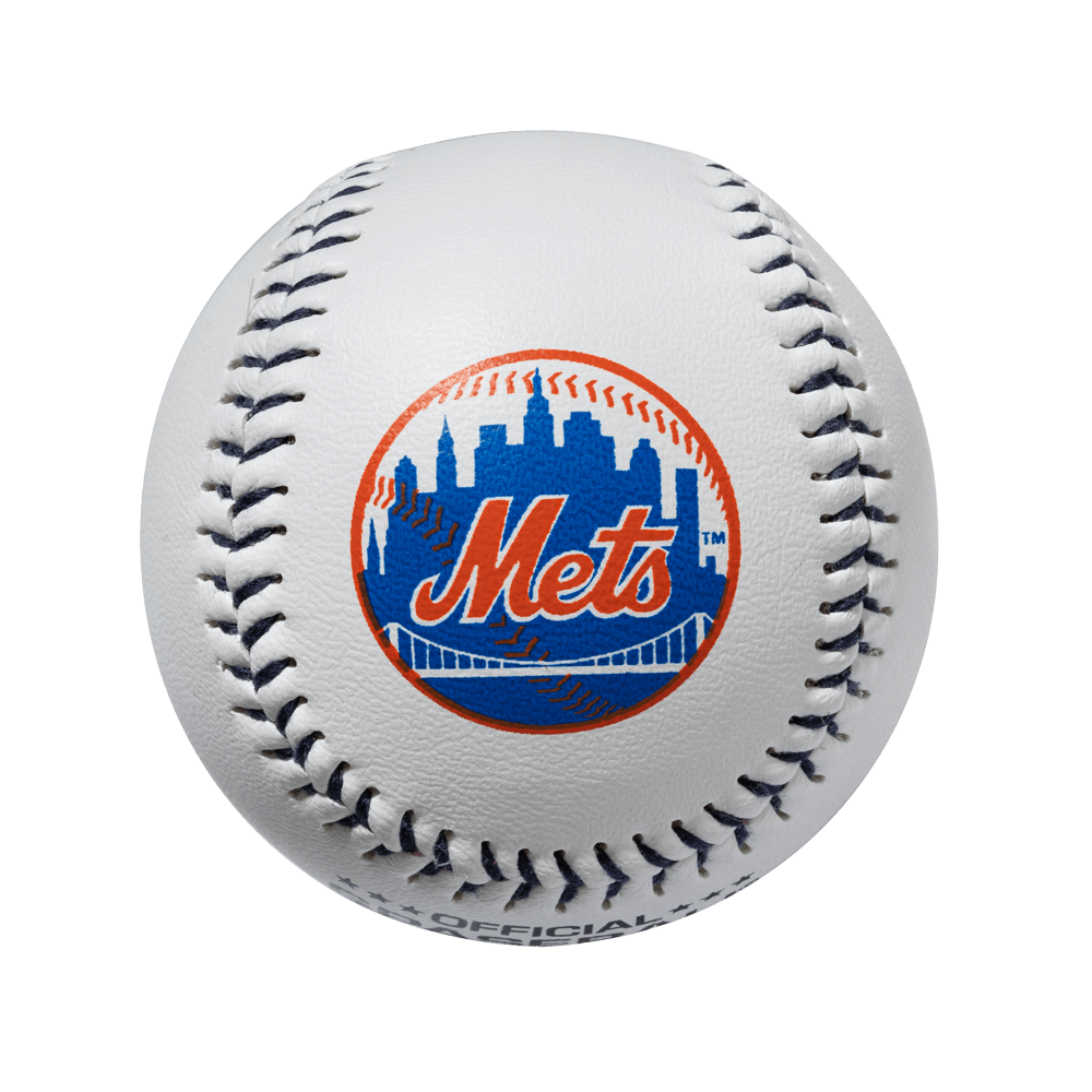 Mets Official MLB Plastic Spaseball Baseball (2 Pack)