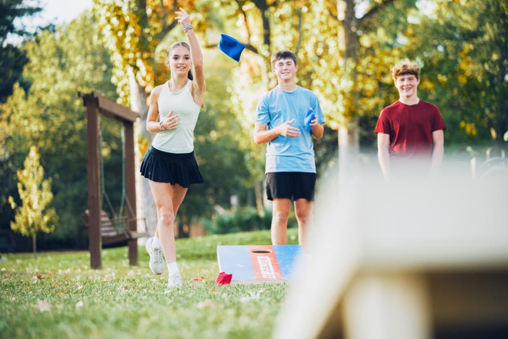 Portable Cornhole Game Set Bean Bag Toss