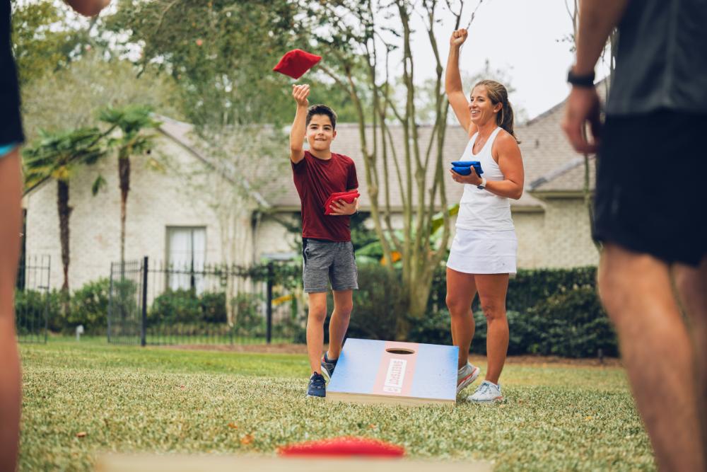 Portable Cornhole Game Set Bean Bag Toss