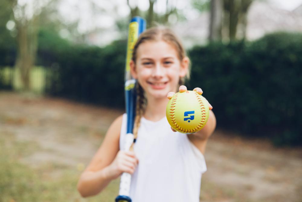 Plastic Softball Bat and Ball Set