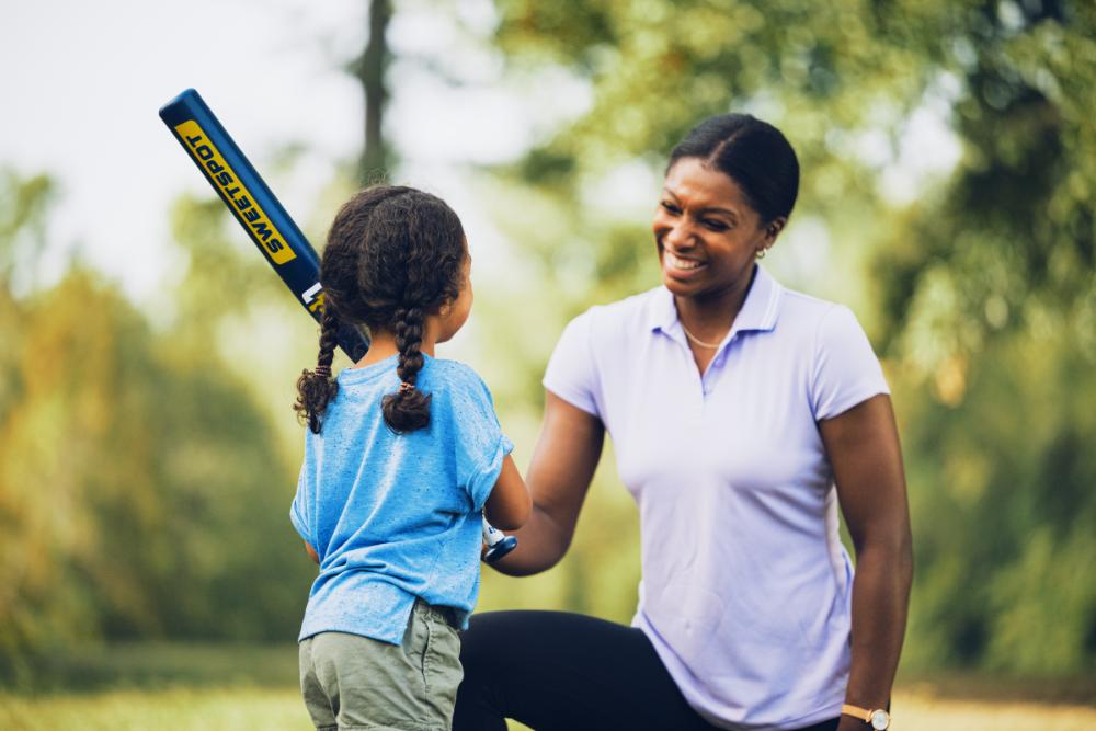 Plastic Softball Bat and Ball Set