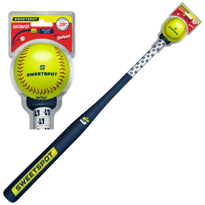 Plastic Softball Bat and Ball Set