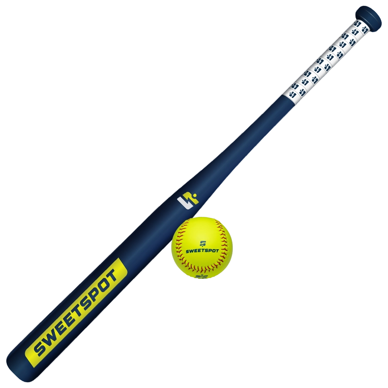 Plastic Softball Bat and Ball Set