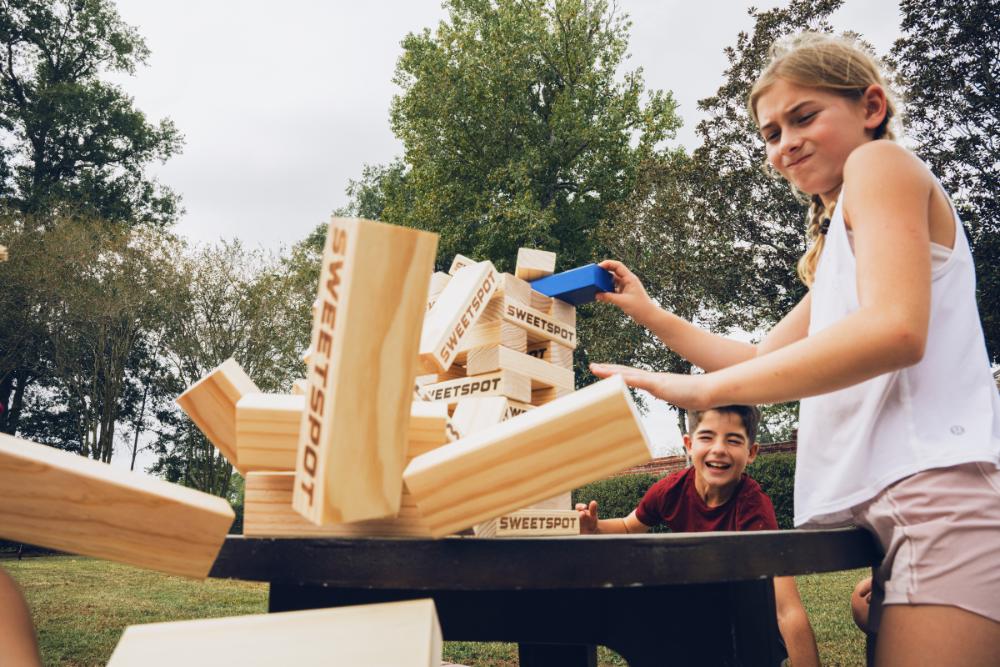 Portable Tumbling Tower Giant Wooden Stacking Game