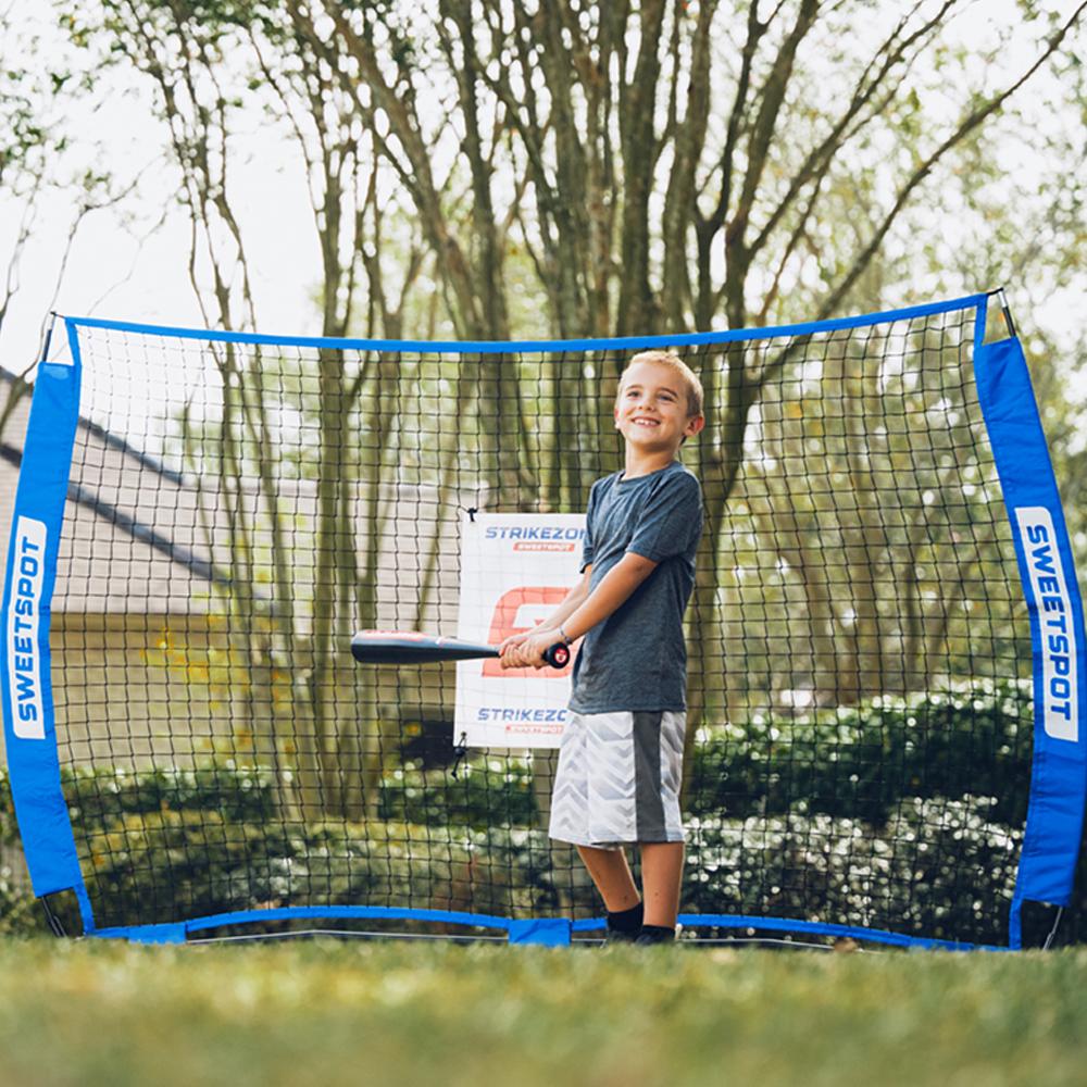 7&#39; Portable Backstop Sports Net for Baseball and Softball