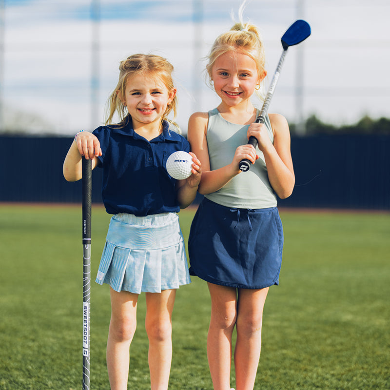 Kids Plastic Wedge Golf Club and Ball Set