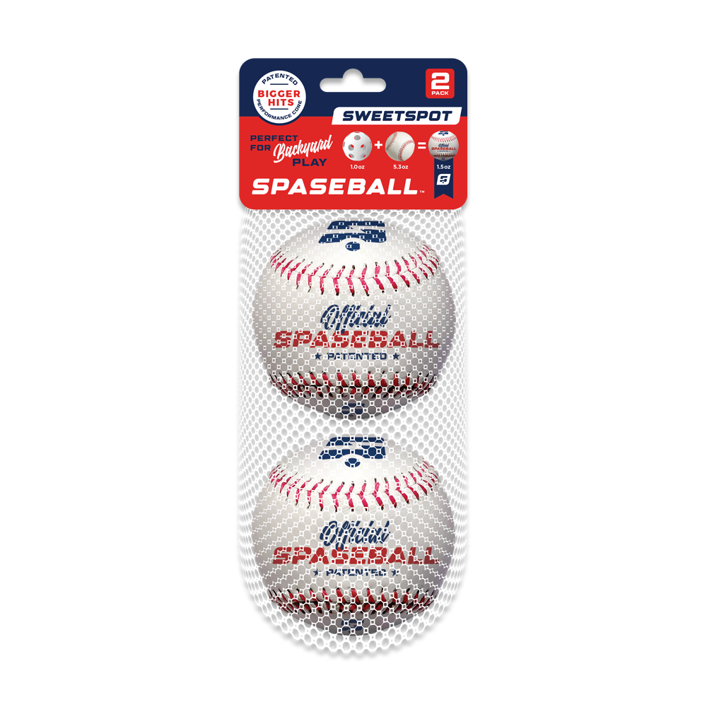 Plastic Spaseball Baseball 2-Pack