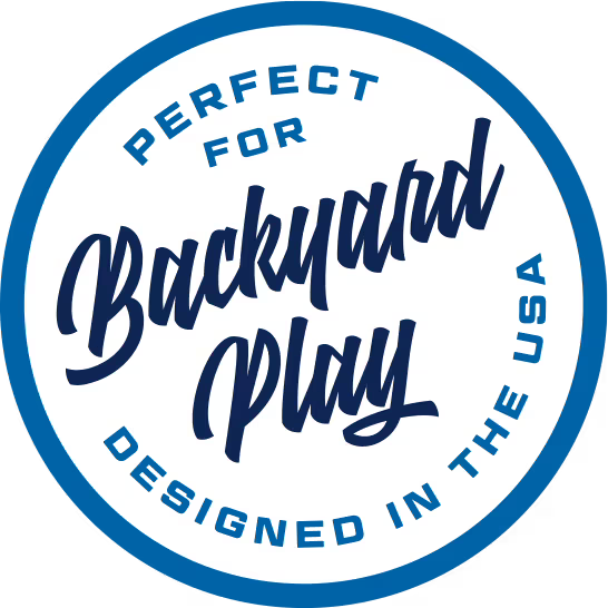 Sweetspot Badge that says: "Perfect for Backyard Play, Designed in the USA"